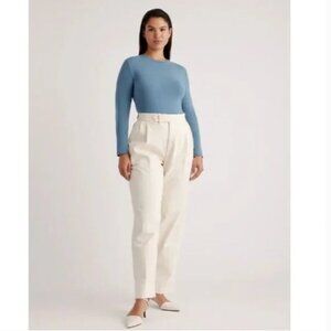 Quince Blue Long Sleeve Bodysuit